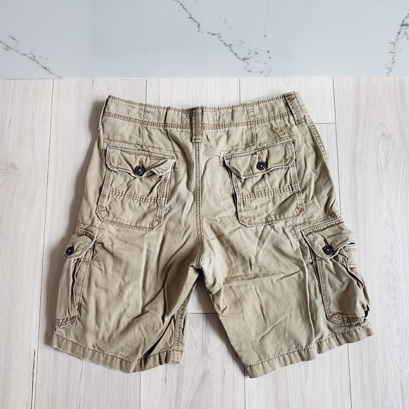 American Eagle Shorts Mens 30 Khaki Cargo Classic - Picture 2 of 9